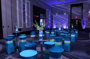 Island Blue Event - Spandex Table & Chair Covers