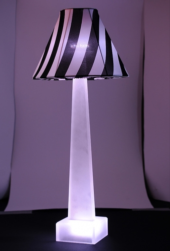 Night Stripes Sculptlamps Table Lamp