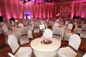 Spandex Table & Chair Covers with Accent Band