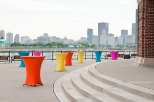 Solid Colored Cocktail Table Covers