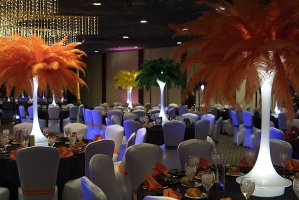 Chair Cover and Accent Bands - Banquet Hall