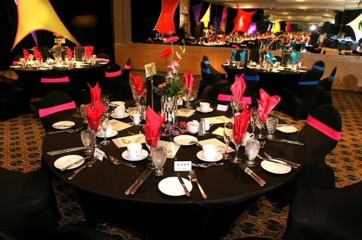 Black Spandex Table & Chair Covers