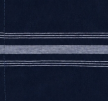 Navy with White Stripes