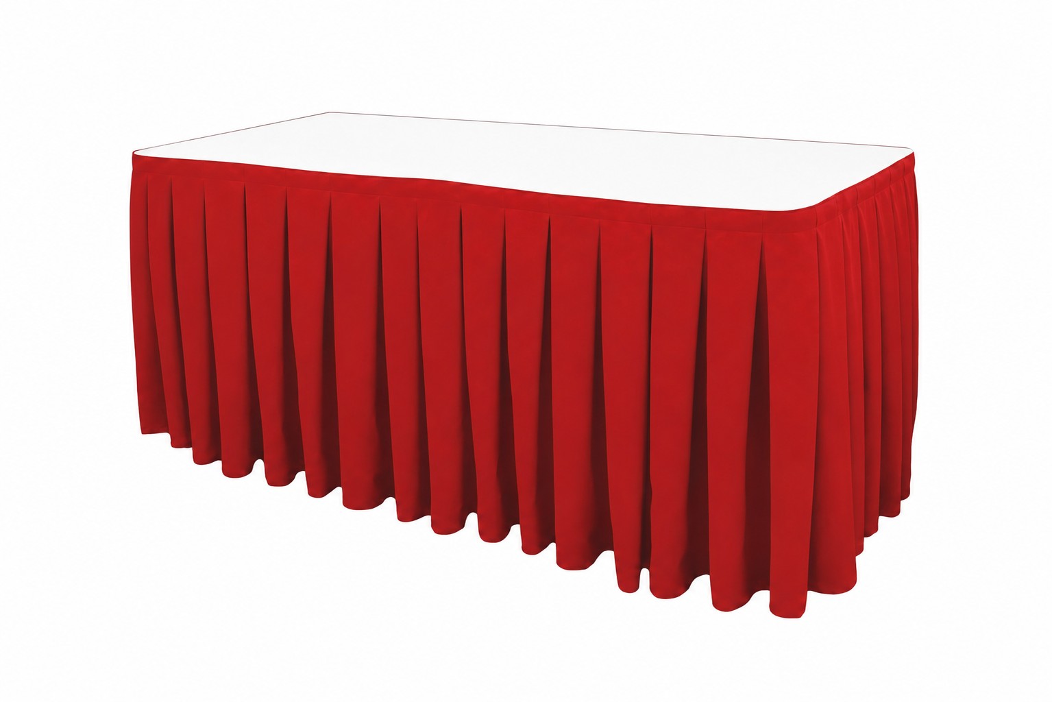 Box Pleat Table Skirting
