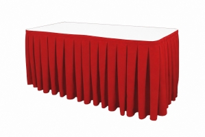 Box Pleat Table Skirting