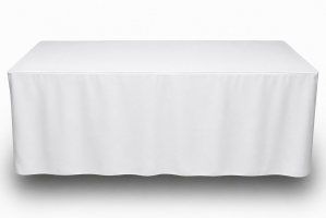 4-Sides Non-Pleated Fitted Tablecloths 4-Sides Non-Pleated Fitted Tablecloths