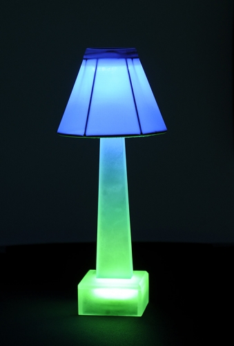 Blue & Green Sculptlamps Table Lamp