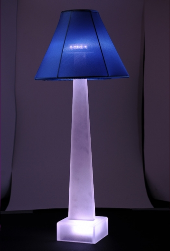 Blue & White Sculptlamps Table Lamp