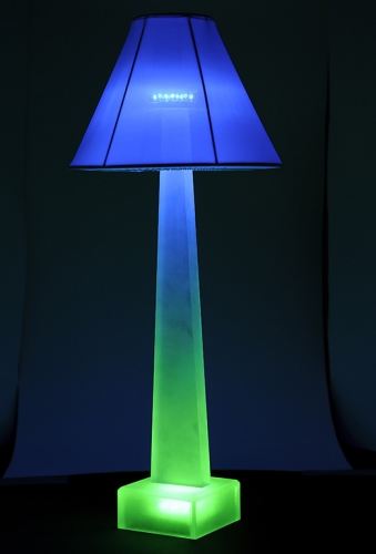 Blue & Green Sculptlamps Table Lamp
