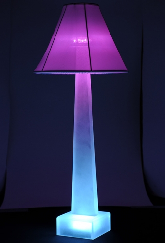 Pink & Blue Sculptlamps Table Lamp